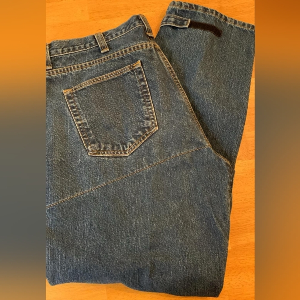 Diamond Gusset with DuPont Kevlar Motorcycle Jeans Size 39x29 - Picture 6 of 15